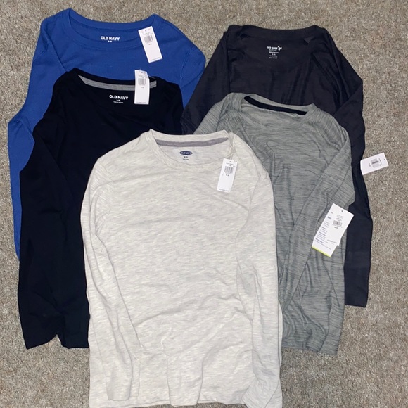 Old Navy Other - NWT lot of five old navy long sleeve shirts size medium 8